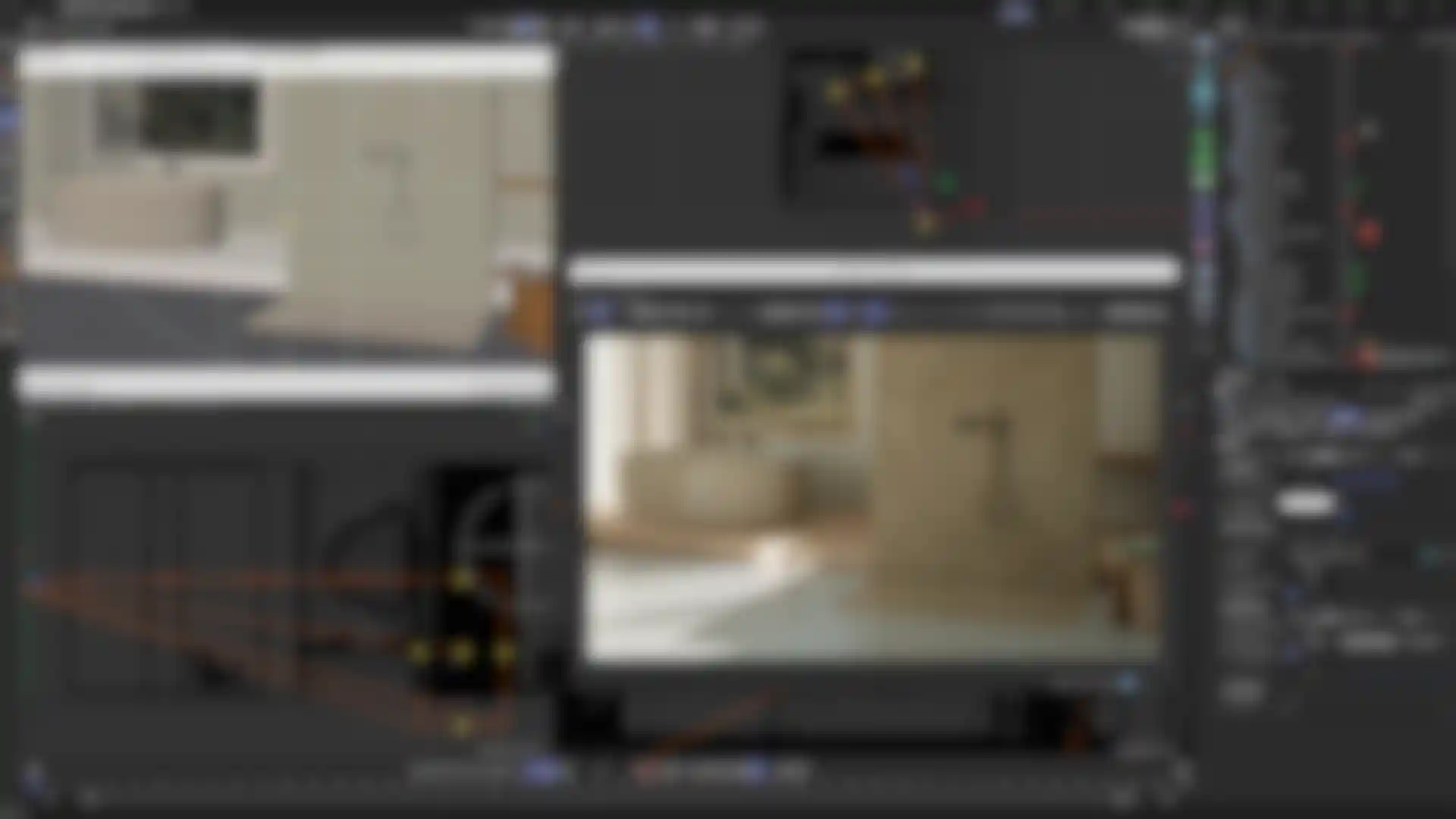 Cinema 4D & Redshift composition of Bette’s Bathscapes by atelier 522