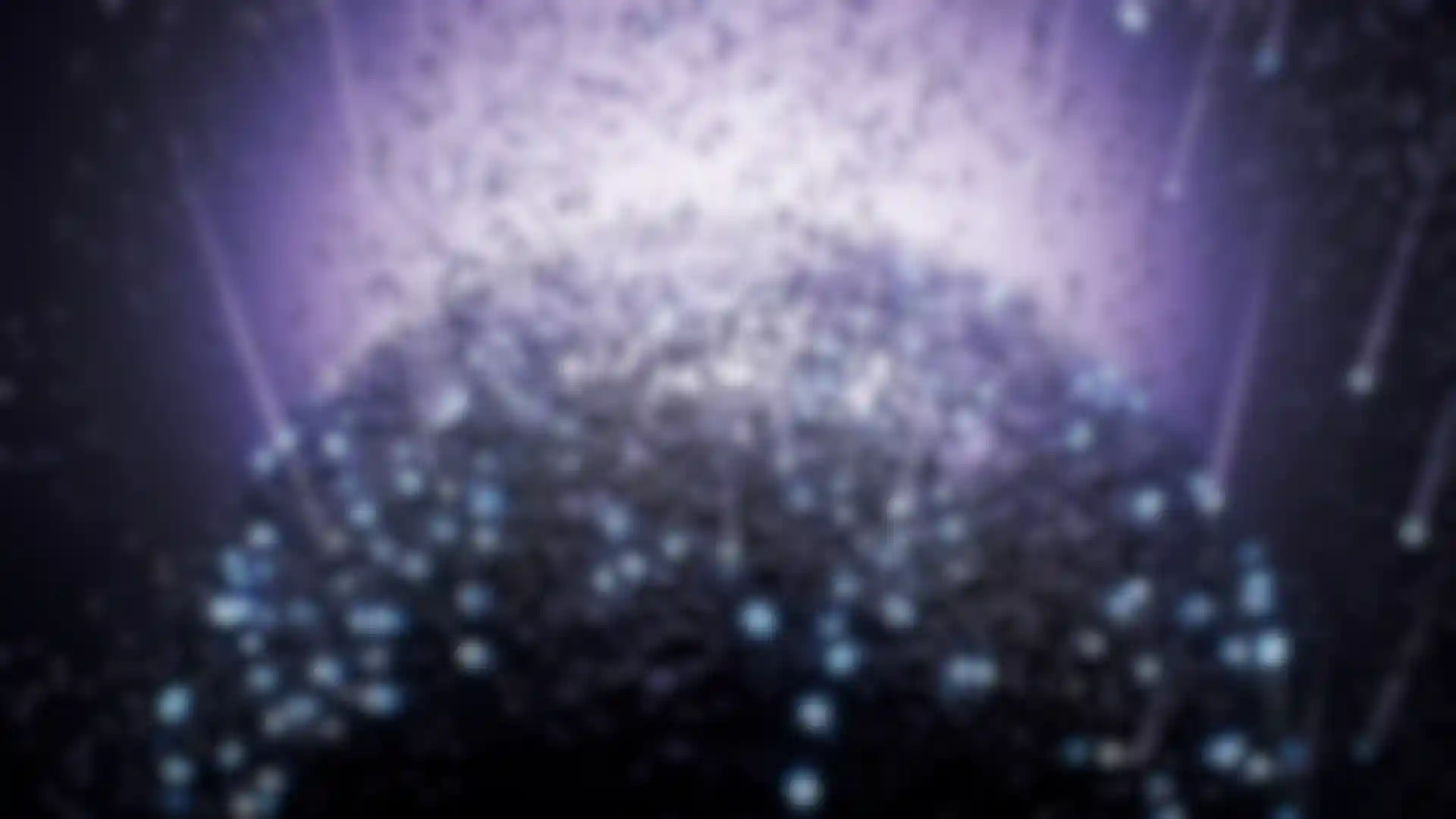 Intricate 3D sphere with particle effects, showing Cinema 4D 3D modeling power