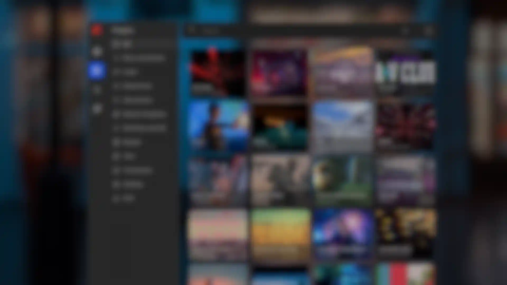 Video editing and compositing plugins menu with motion graphics and VFX tools
